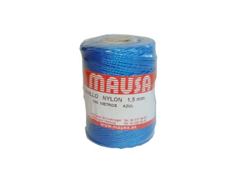 Imagen de Ovillo MAUSA nylon 1,5 mm 100 m "Azul"