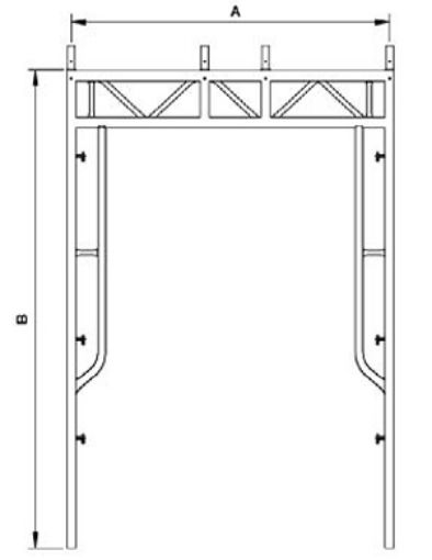 Imagen de Marco de paso FER-48 1.670x2.275 mm (P)