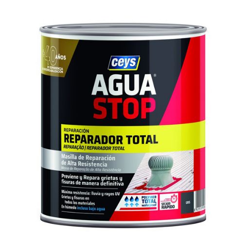 Imagen de Aguastop®Reparador Total Gris (bote 1 Kg)