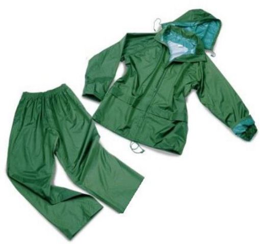 Imagen de Impermeable Verde Talla L