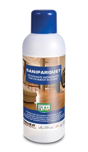 Imagen de Detergente pav madera barniz Saniparquet TOVER  (Botella 1L)