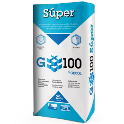 Imagen de GECOL G100 SUPER BLANCO (saco 25 kg)