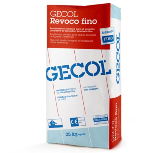 Imagen de GECOL REVOCO FINO BLANCO (saco 25 kg)