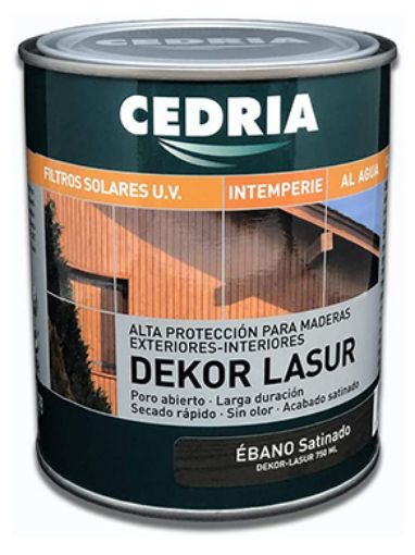 Imagen de CEDRIA Dekor lasur Color Ebano 750 ml