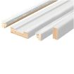 Imagen de Kit jamba MDF Lacado Blanco para armazón pared  110 mm