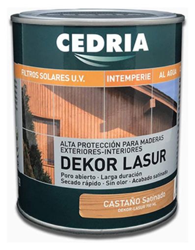 Imagen de CEDRIA Dekor lasur Color Castaño  4 L