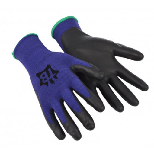 Imagen de Guante Nylon Tactil 718STAC azul/negro T-9