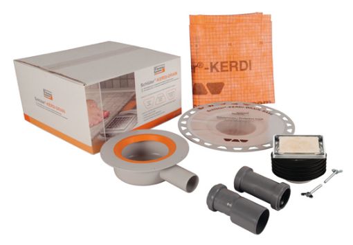 Imagen de SCHLUTER KERDI-DRAIN SET 4 (KERDI200 + KDBH40 + KDR10ED4GV)