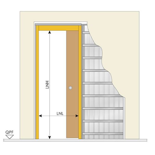 Imagen de Armazón DIERRE pared de carton yeso  100 mm  202 x   60