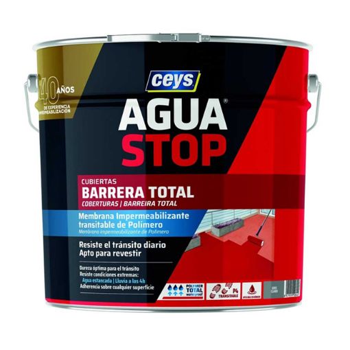 Imagen de Aguastop®Barrera Total Gris claro (bote 4 Kg)